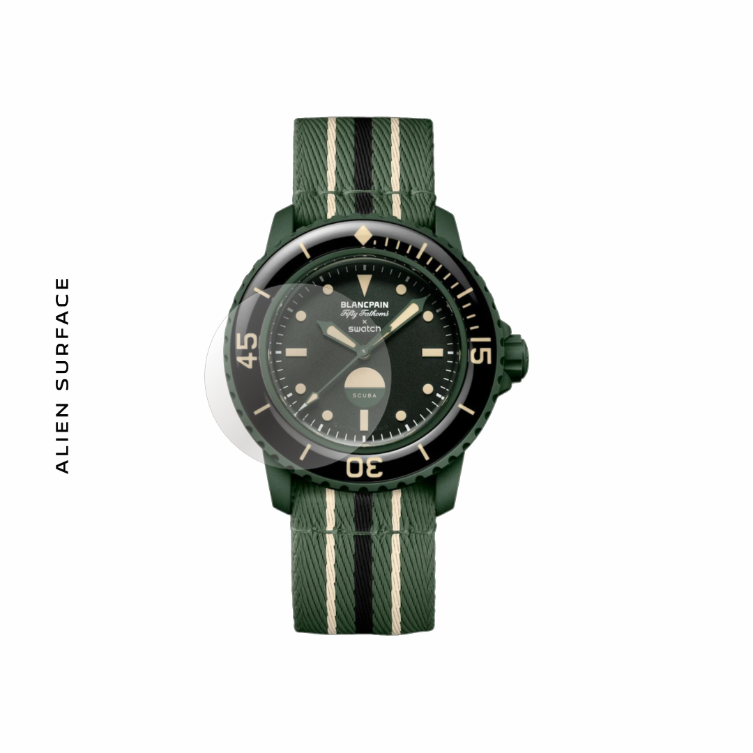 Blancpain X Swatch folie protectie Alien Surface