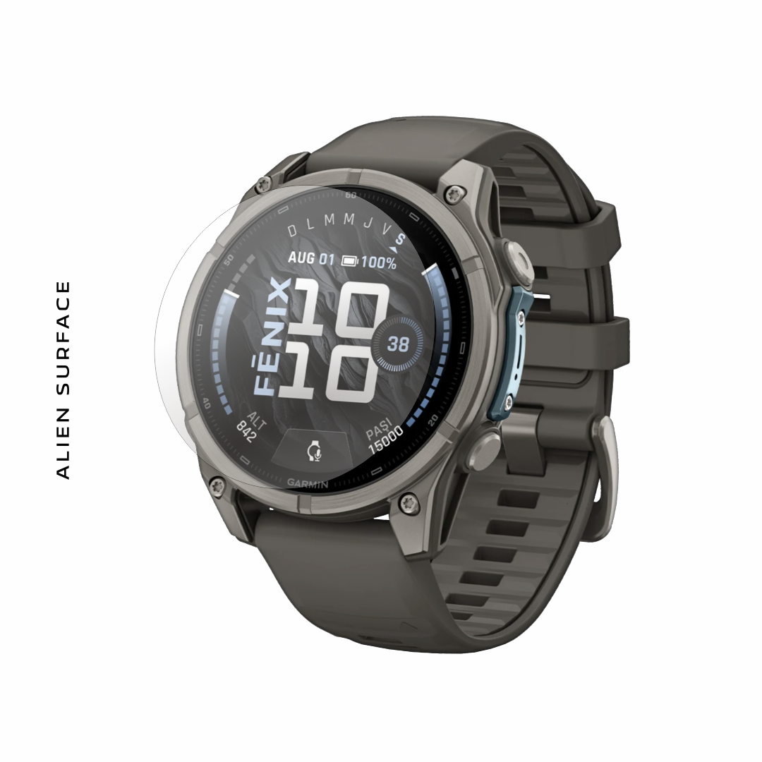 Garmin Fenix 9, 47mm Solar folie protectie Alien Surface