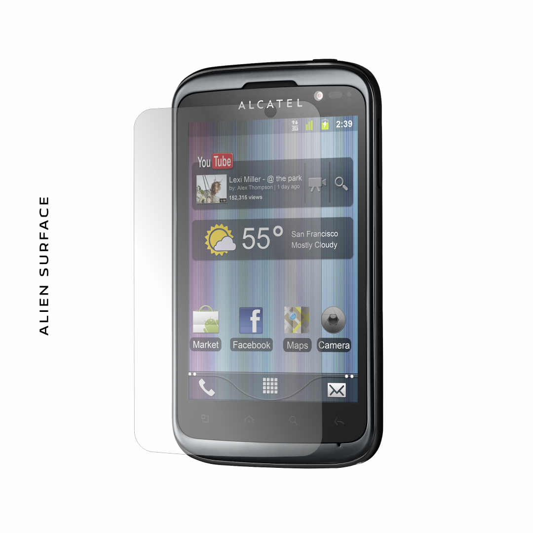 Alcatel One Touch 991 folie protectie Alien Surface