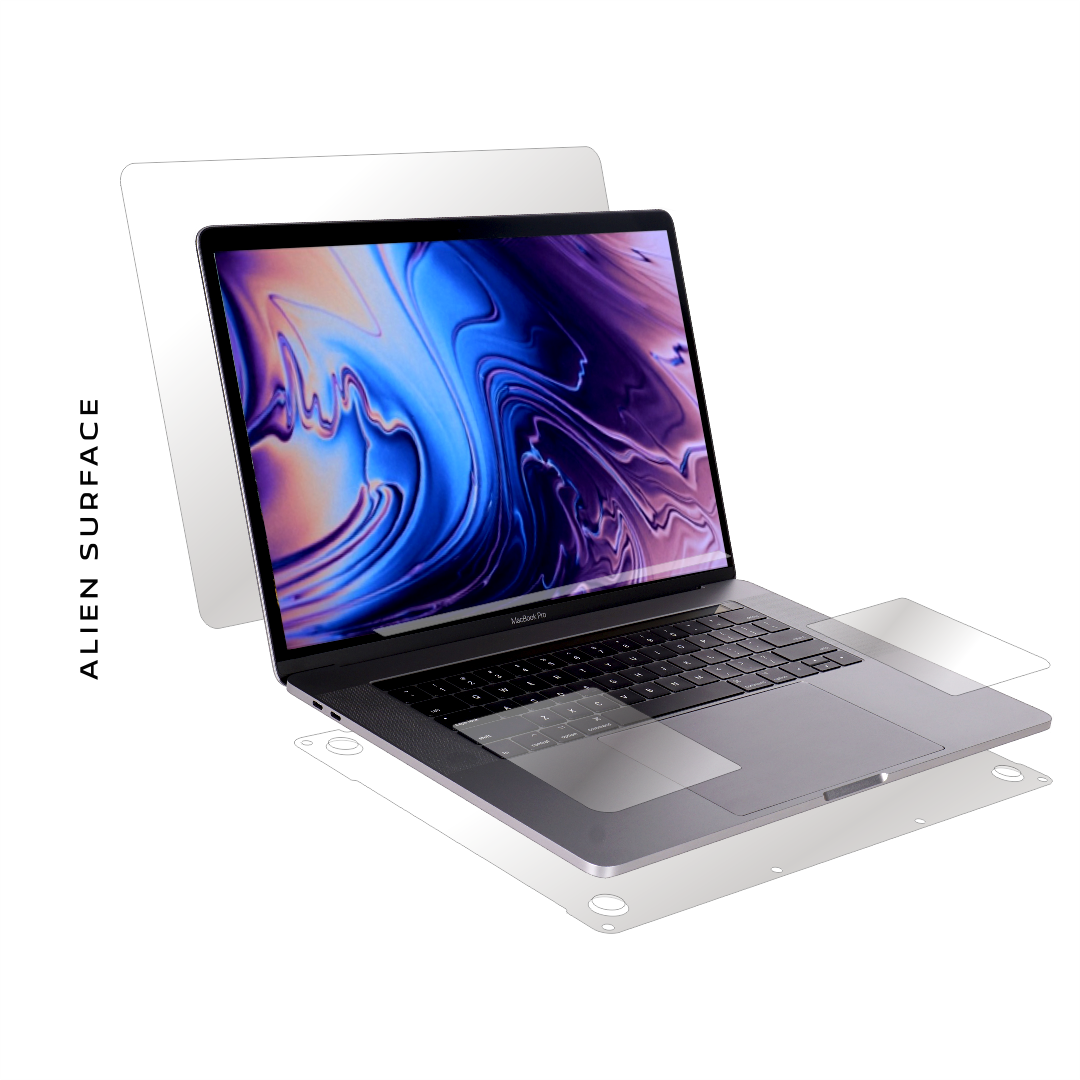 Apple MacBook Pro 13 inch Touch Bar 2019 folie protectie Alien Surface