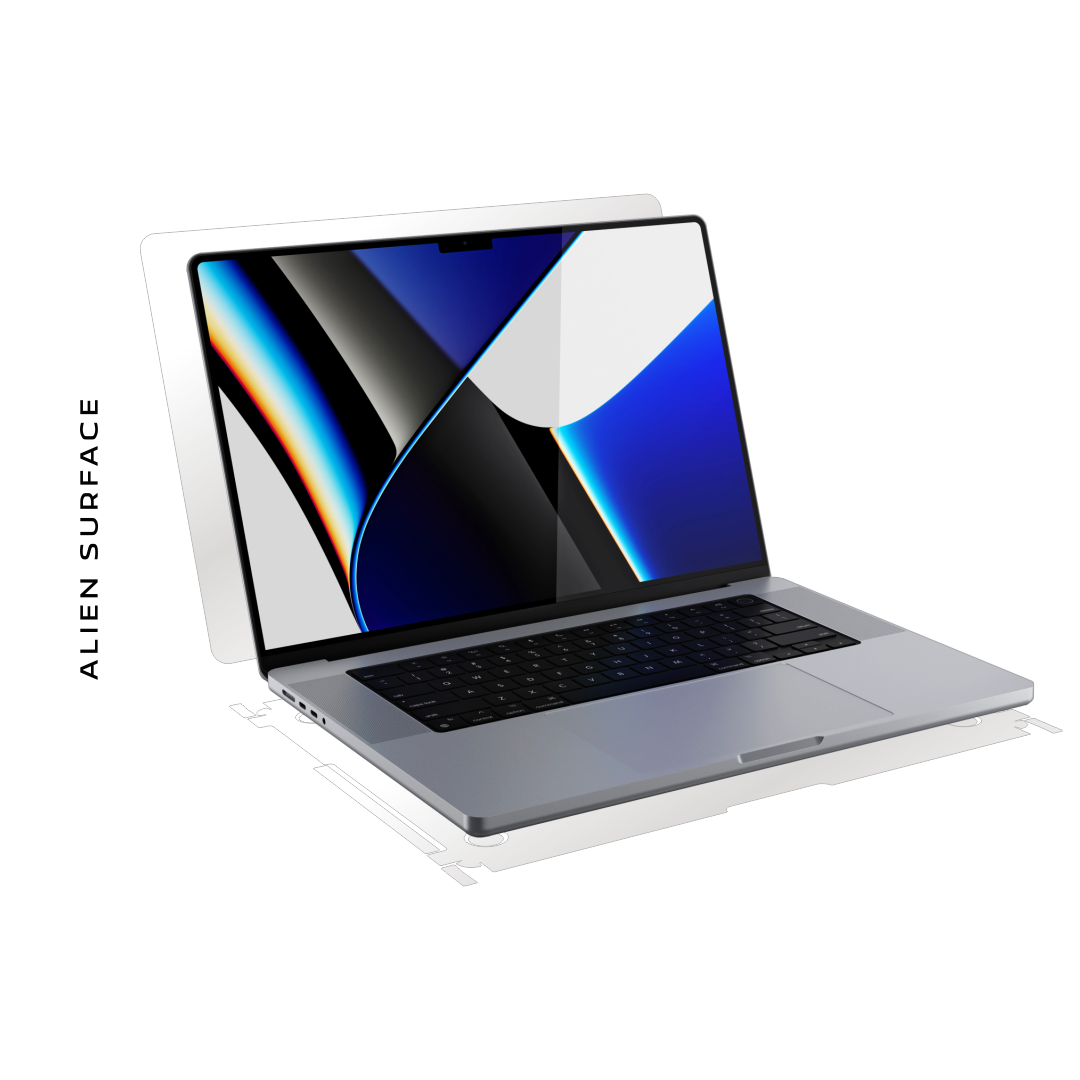 Apple MacBook Pro M1 14 inch 2021 folie protectie Alien Surface