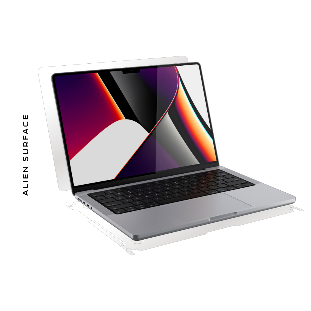 Apple MacBook Pro M1 16 inch 2021 folie protectie Alien Surface