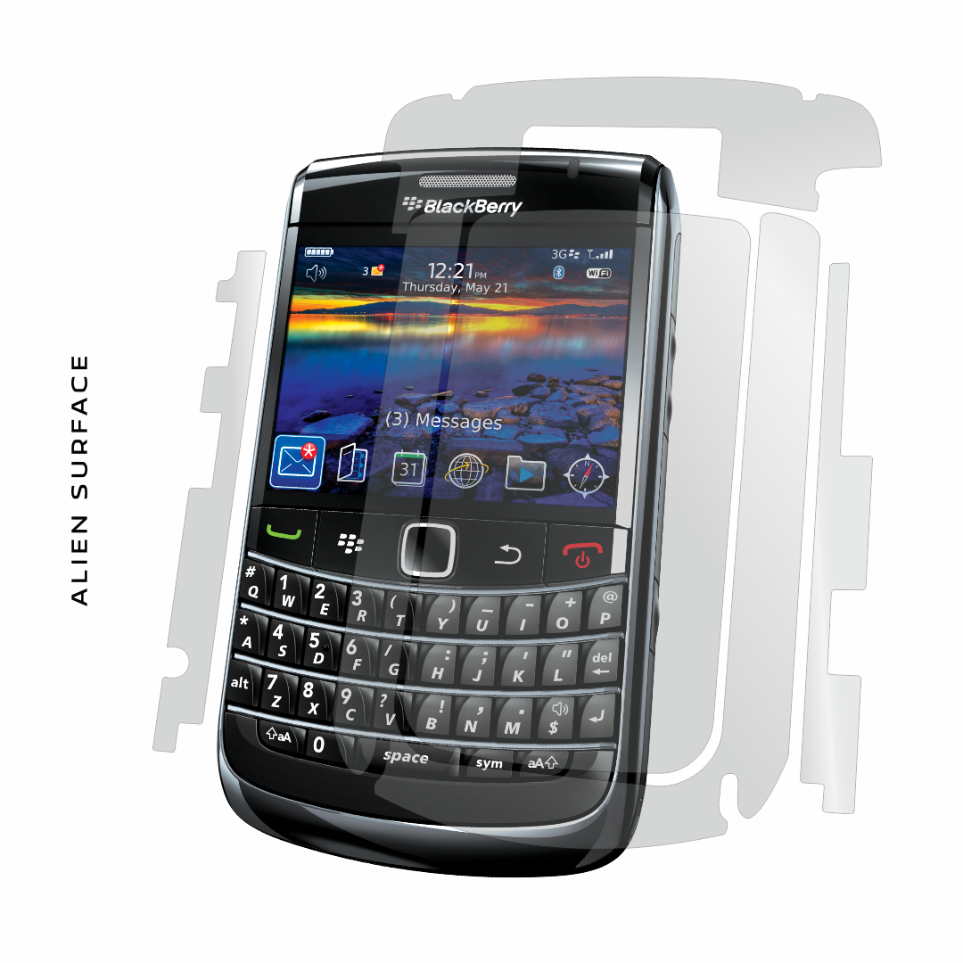 BlackBerry Bold 9700 folie protectie Alien Surface