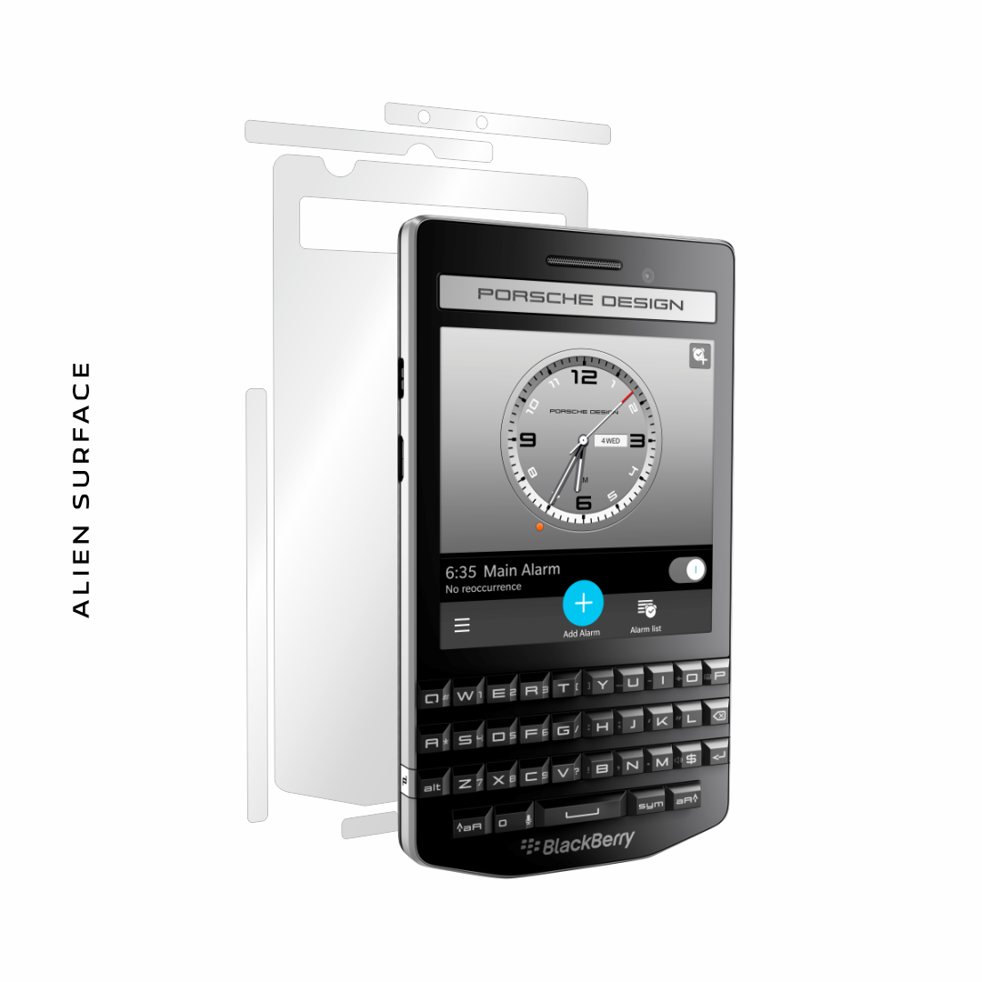 BlackBerry Porsche Design P9983 folie protectie Alien Surface