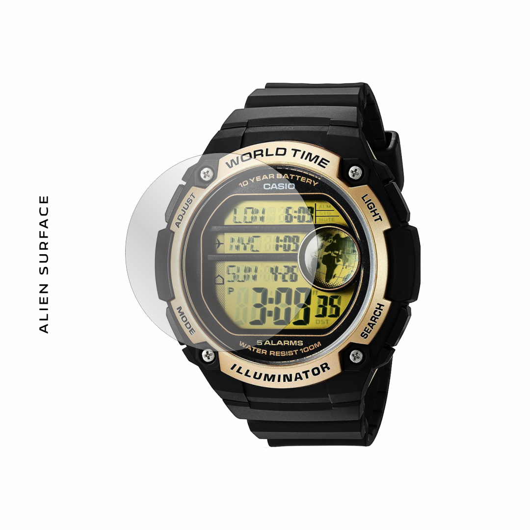 Casio AE-3000W folie protectie Alien Surface