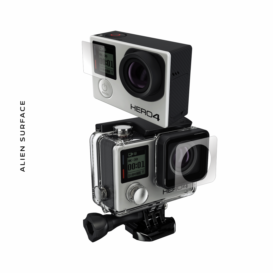 GoPro Hero 4 Black Edition folie protectie Alien Surface
