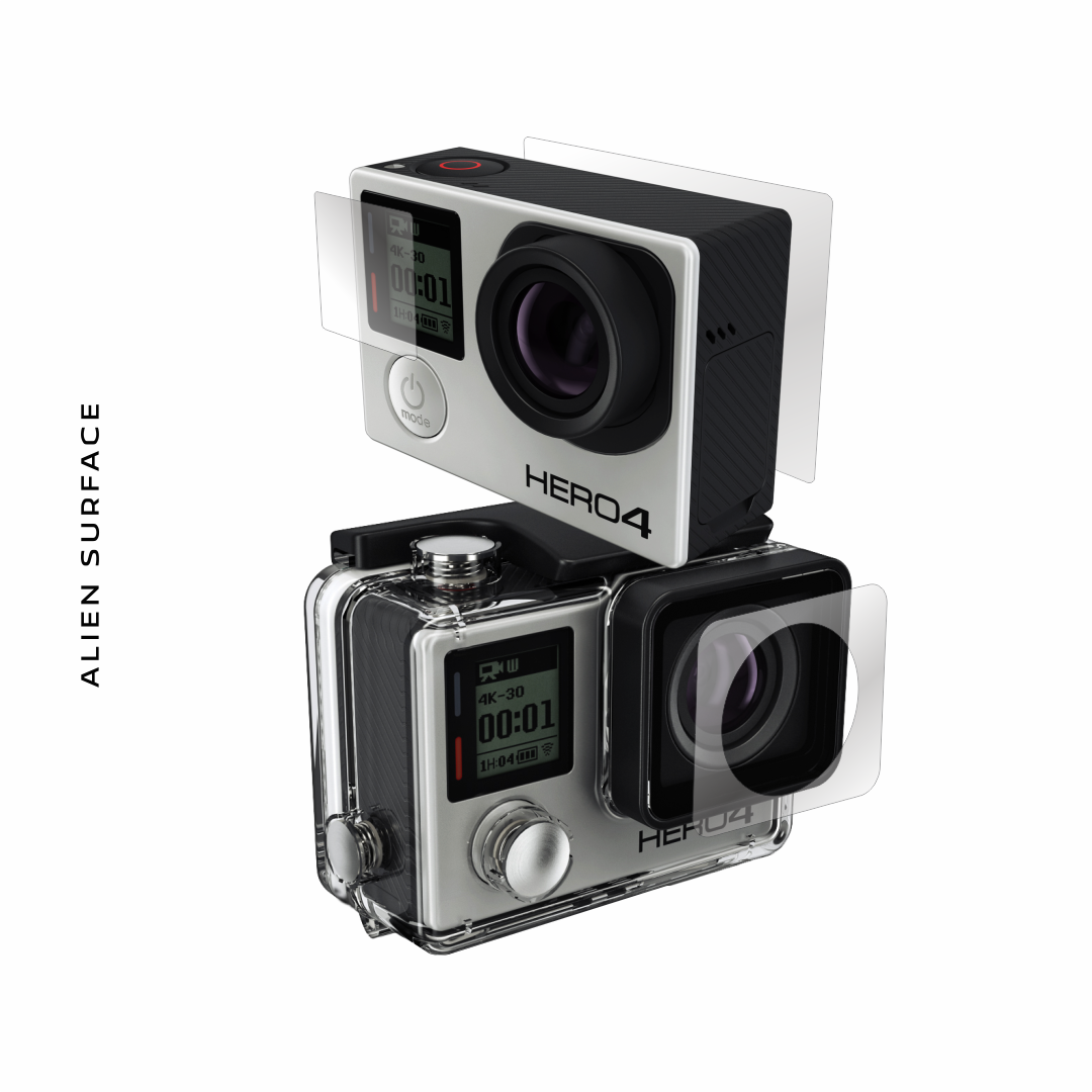 GoPro Hero 4 Silver Edition folie protectie Alien Surface