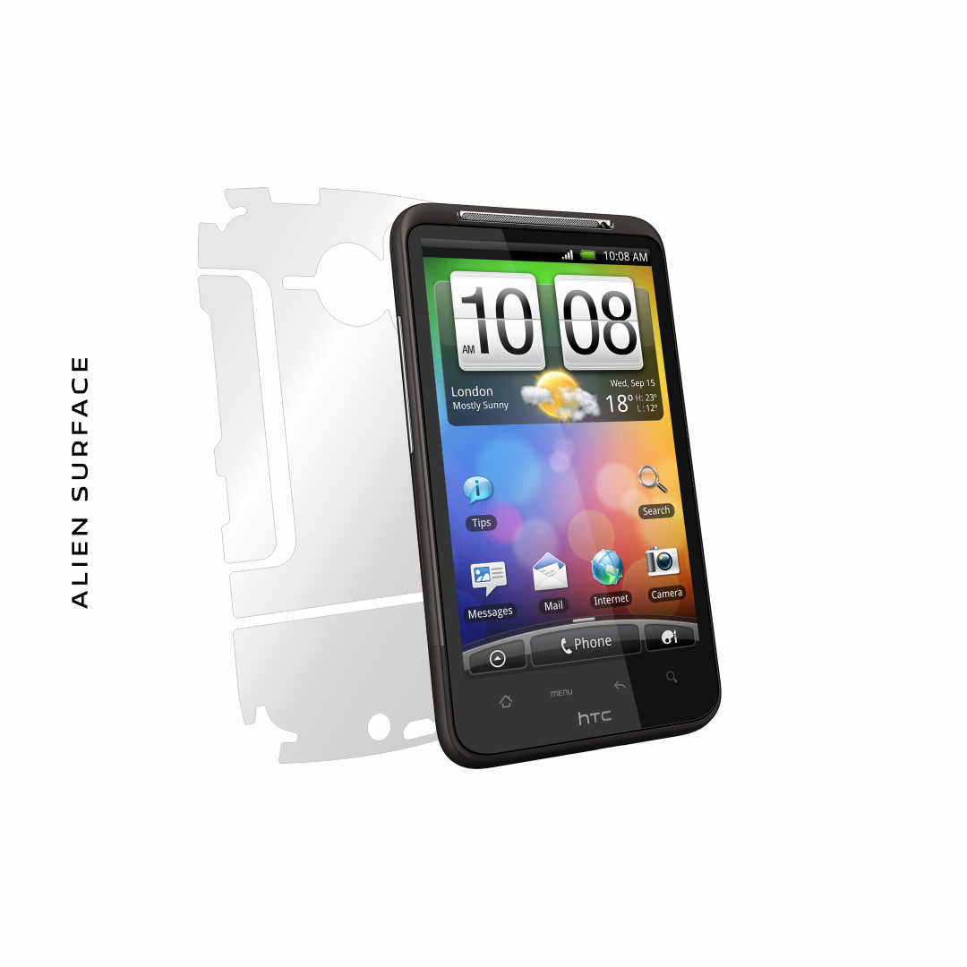 HTC Desire HD folie protectie Alien Surface