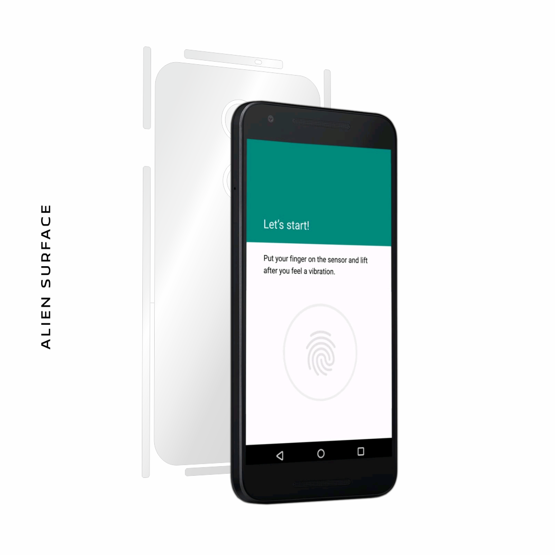 LG Nexus 5X folie protectie Alien Surface
