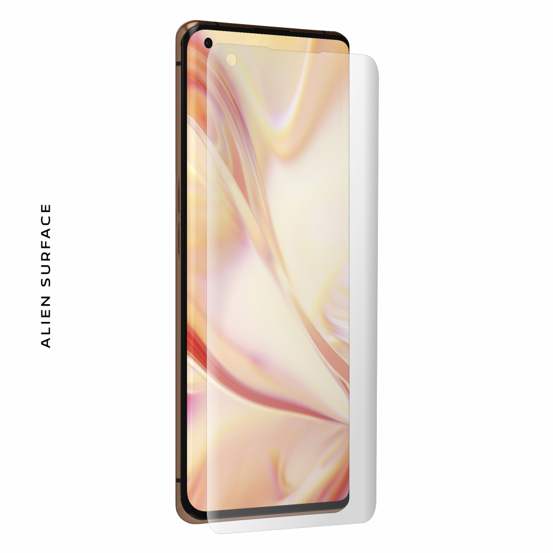 Oppo Find X2 Pro (Orange, Gray) folie protectie Alien Surface
