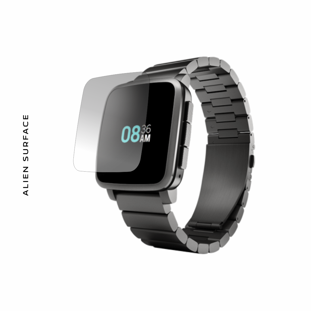 Pebble Time Steel folie protectie Alien Surface