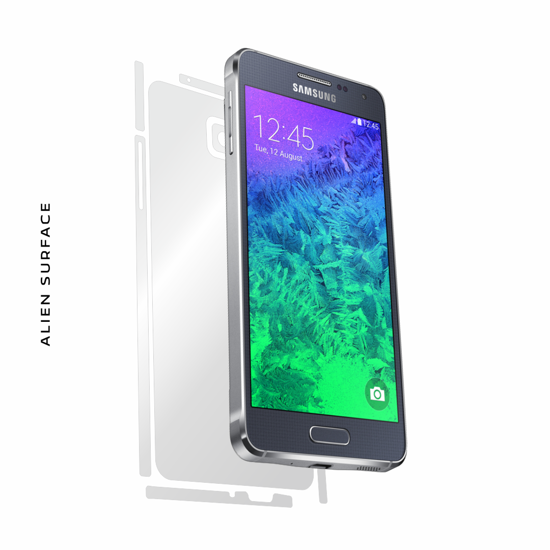 Samsung Galaxy Alpha folie protectie Alien Surface