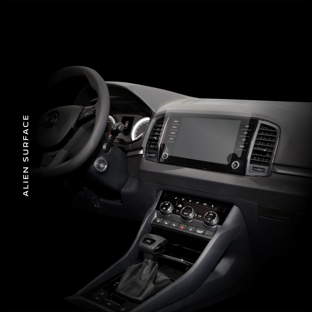Skoda Karoq 2018-2021 Display Multimedia folie protectie Alien Surface