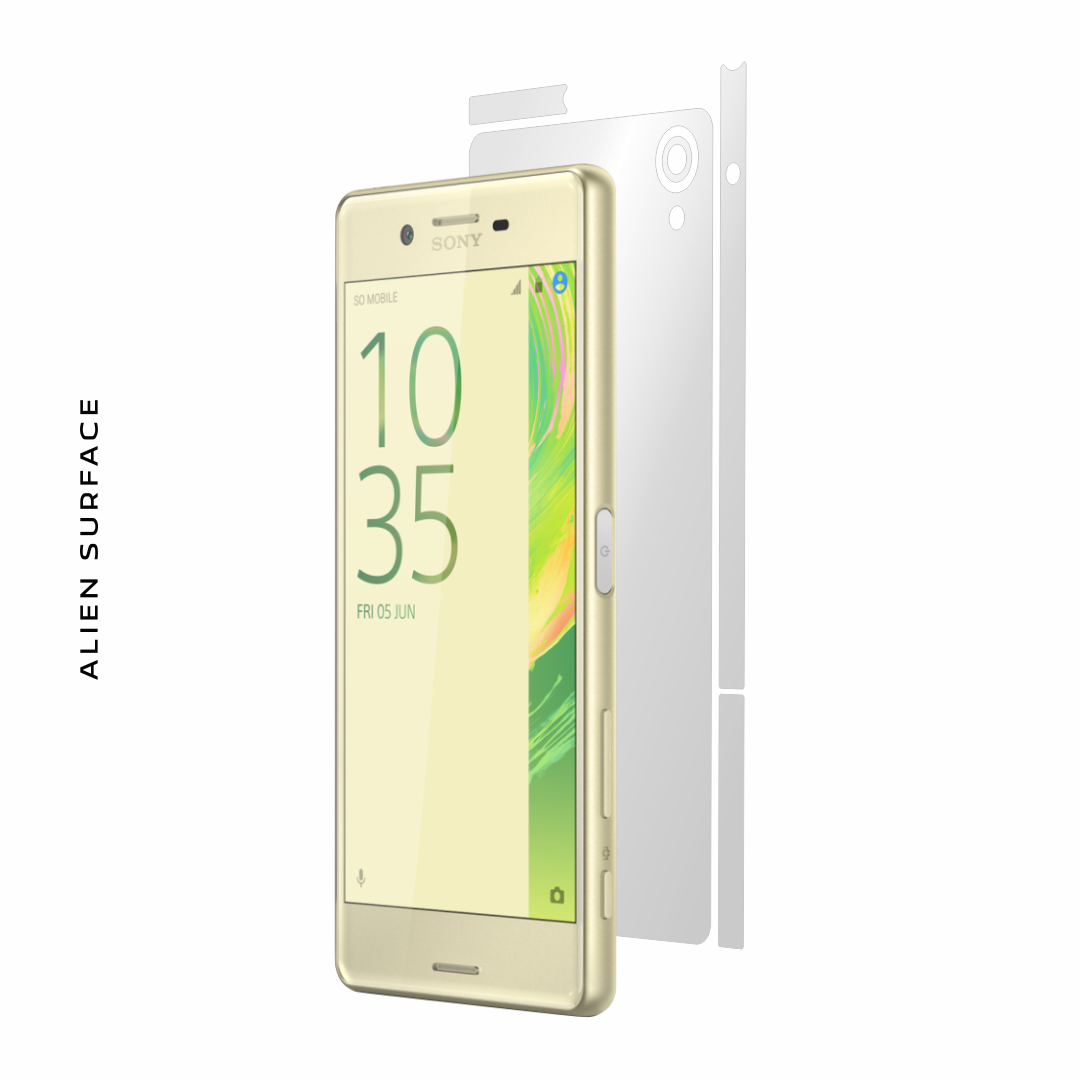Sony Xperia X folie protectie Alien Surface