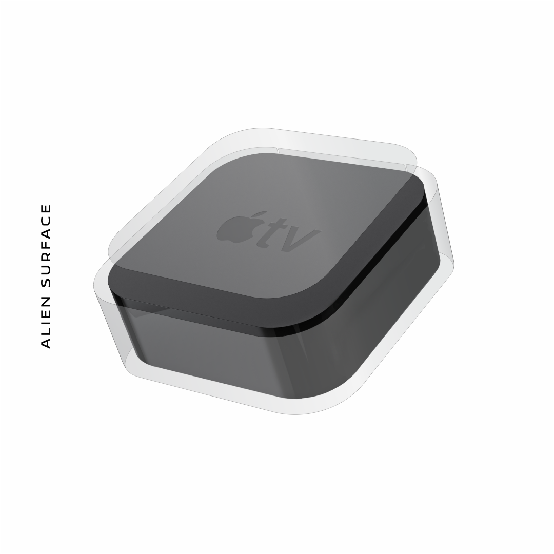 Apple TV 4K (2017-2021) Gen 1 si 2 folie protectie Alien Surface