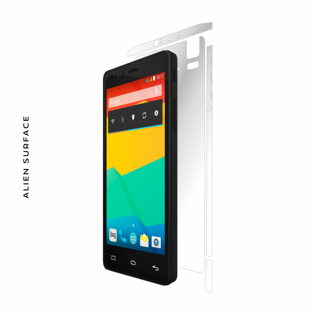 BQ Aquaris E5s folie protectie Alien Surface