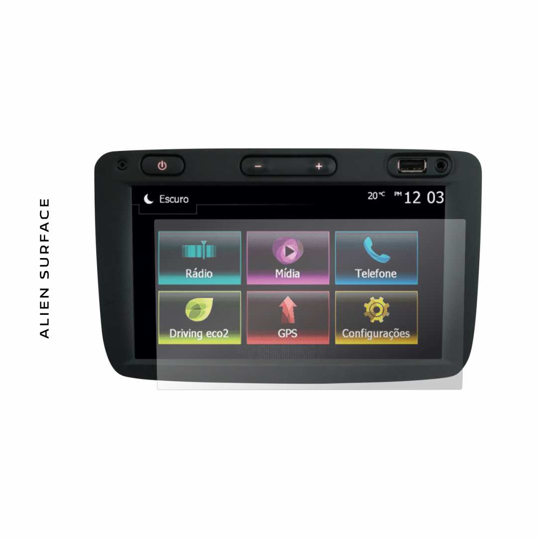 Media Nav Evolution (Dacia) 7 inch folie protectie Alien Surface