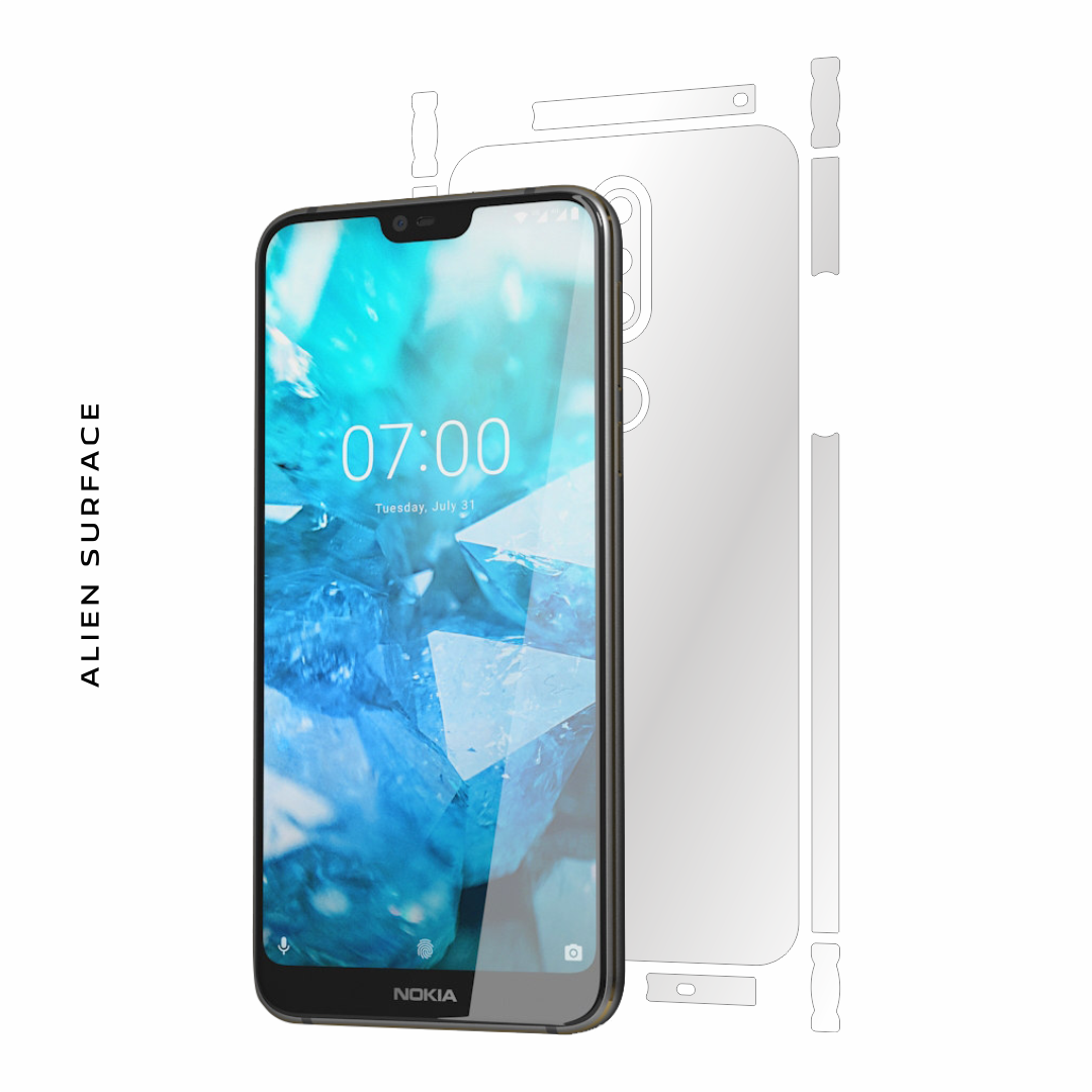 Nokia 7.1, 2018 folie protectie Alien Surface