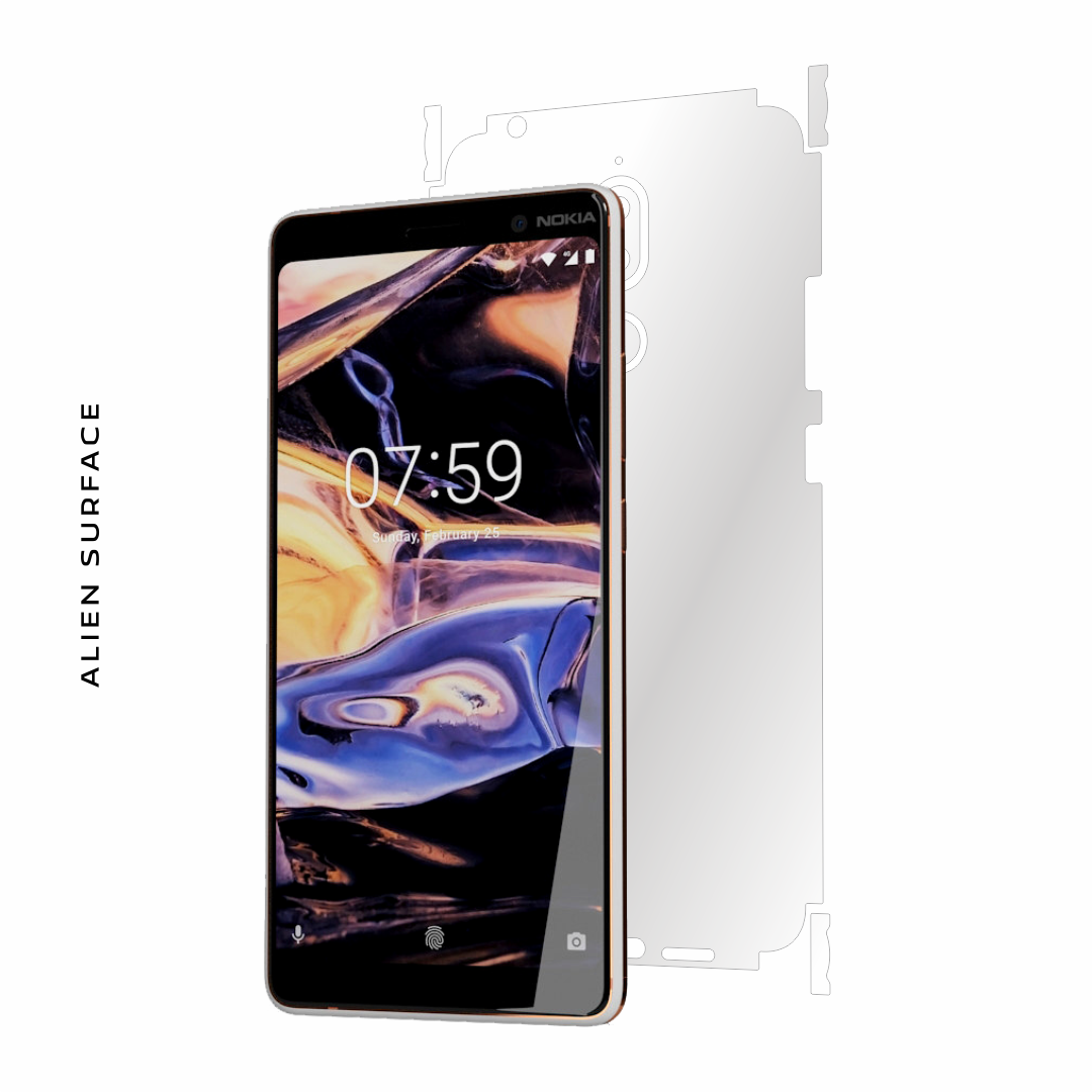 Nokia 7 Plus folie protectie Alien Surface