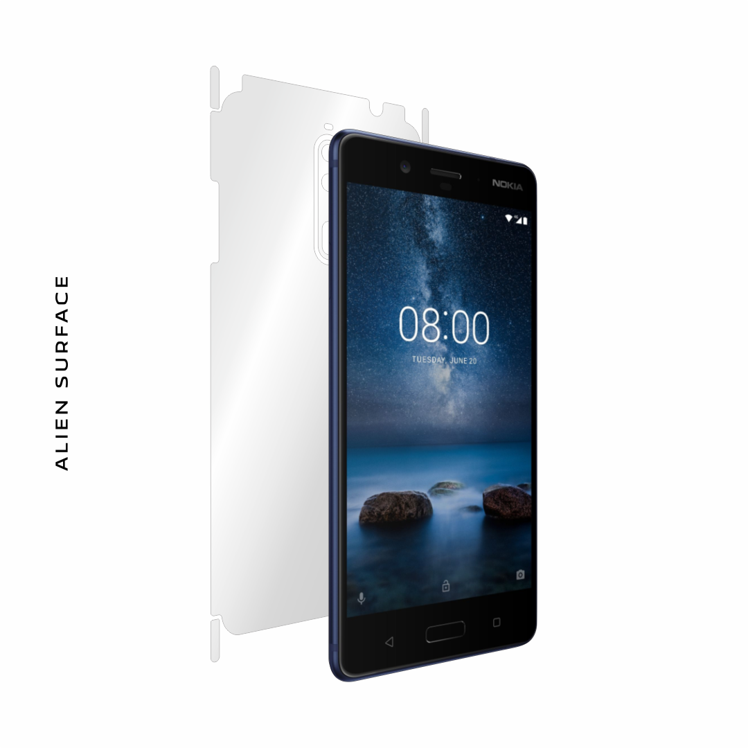 Nokia 8 folie protectie Alien Surface