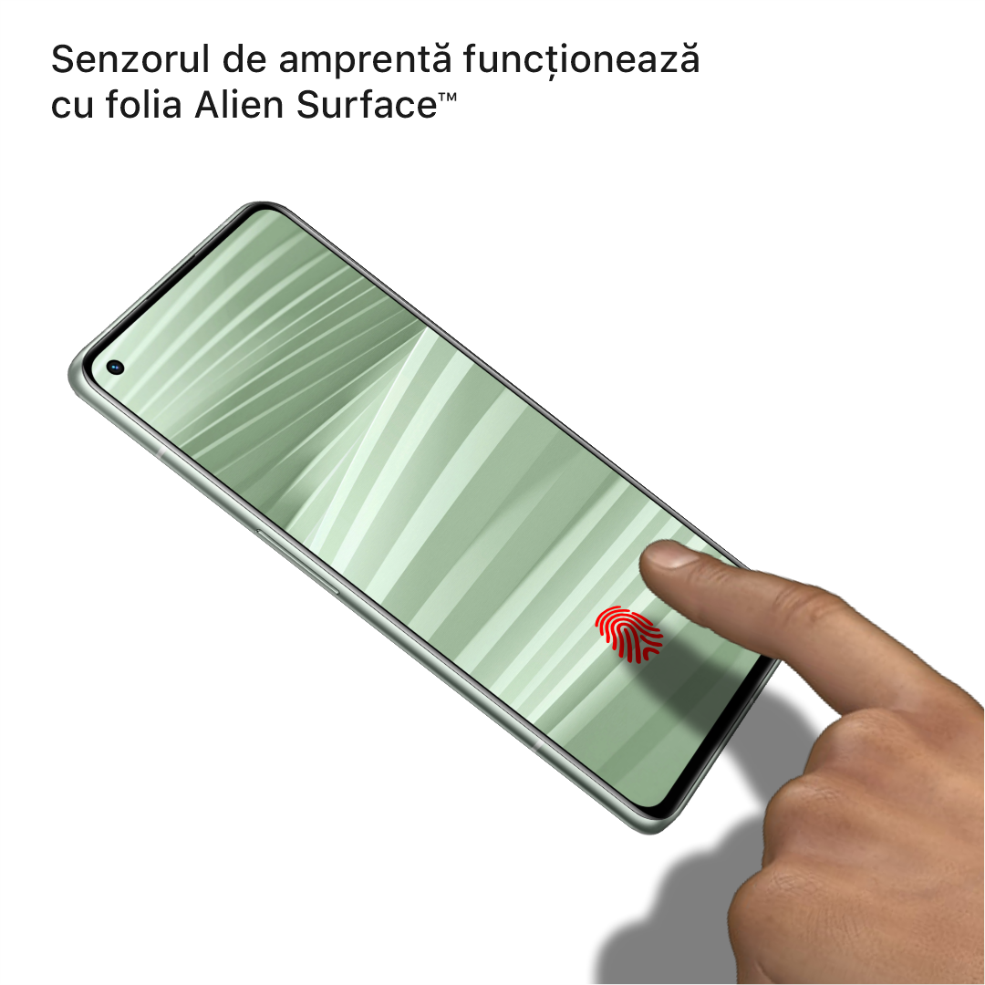 Realme GT2 (Paper White, Paper Green) folie protectie Alien Surface