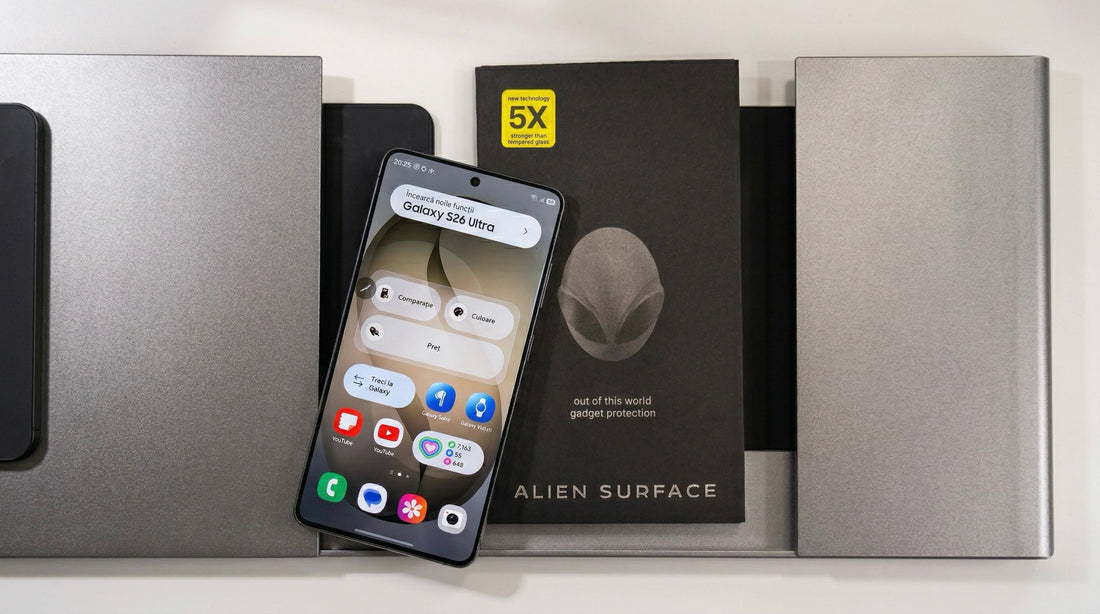 Samsung Galaxy S26, S26 Plus și S26 Ultra - folie de protecție Alien Surface din prima zi