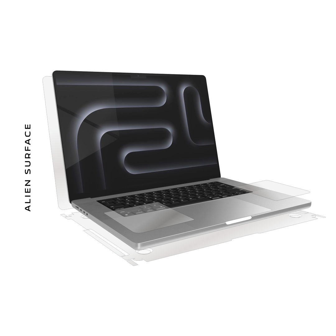 Apple MacBook Pro M5 16-inch 2026 folie protectie Alien Surface