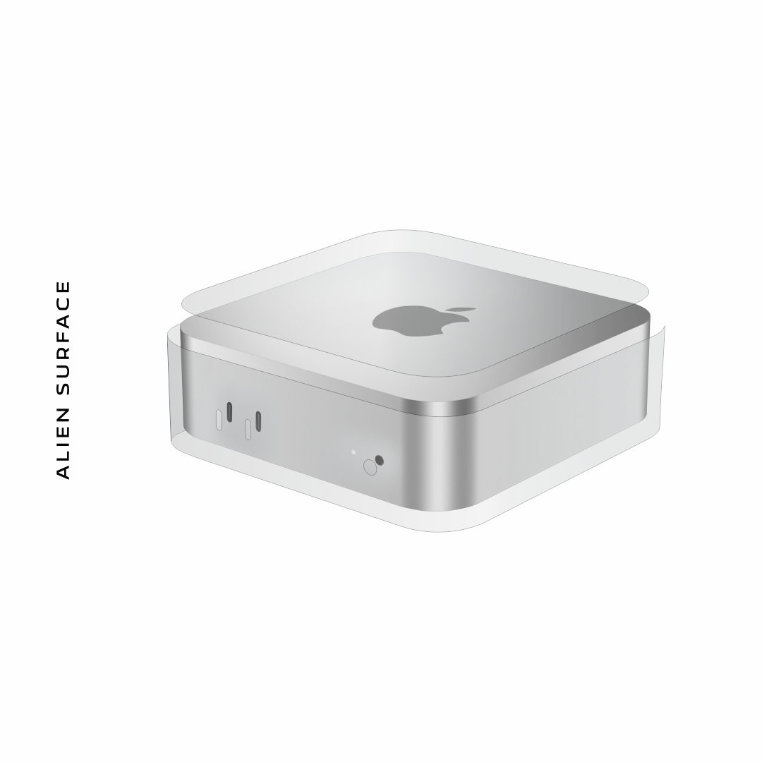 Apple Mac mini M6 si M5 Pro 2026 folie protectie Alien Surface