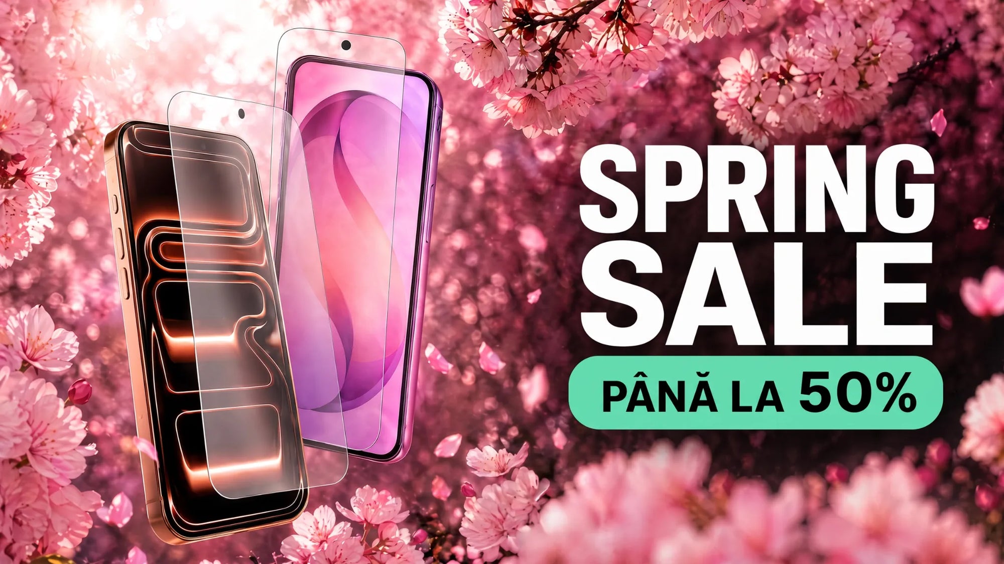 Spring Sale - Pana la 50% reducere
