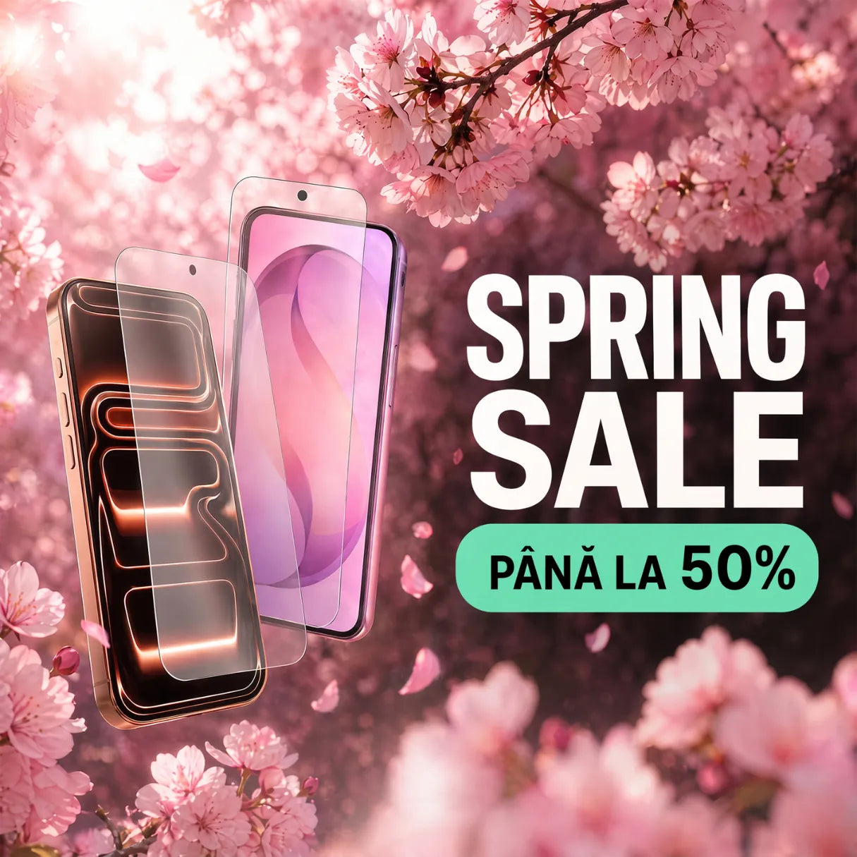 Spring Sale - Pana la 50% reducere