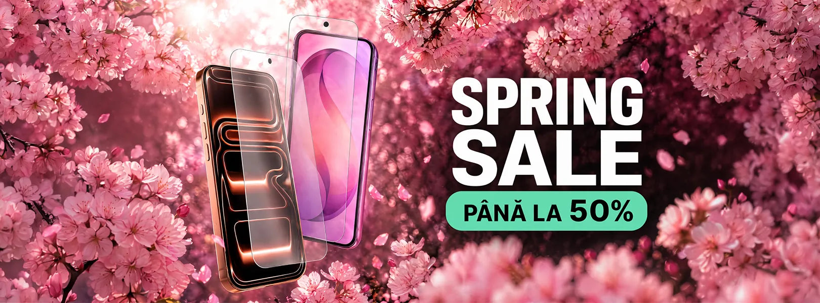 Spring Sale - Pana la 50% reducere
