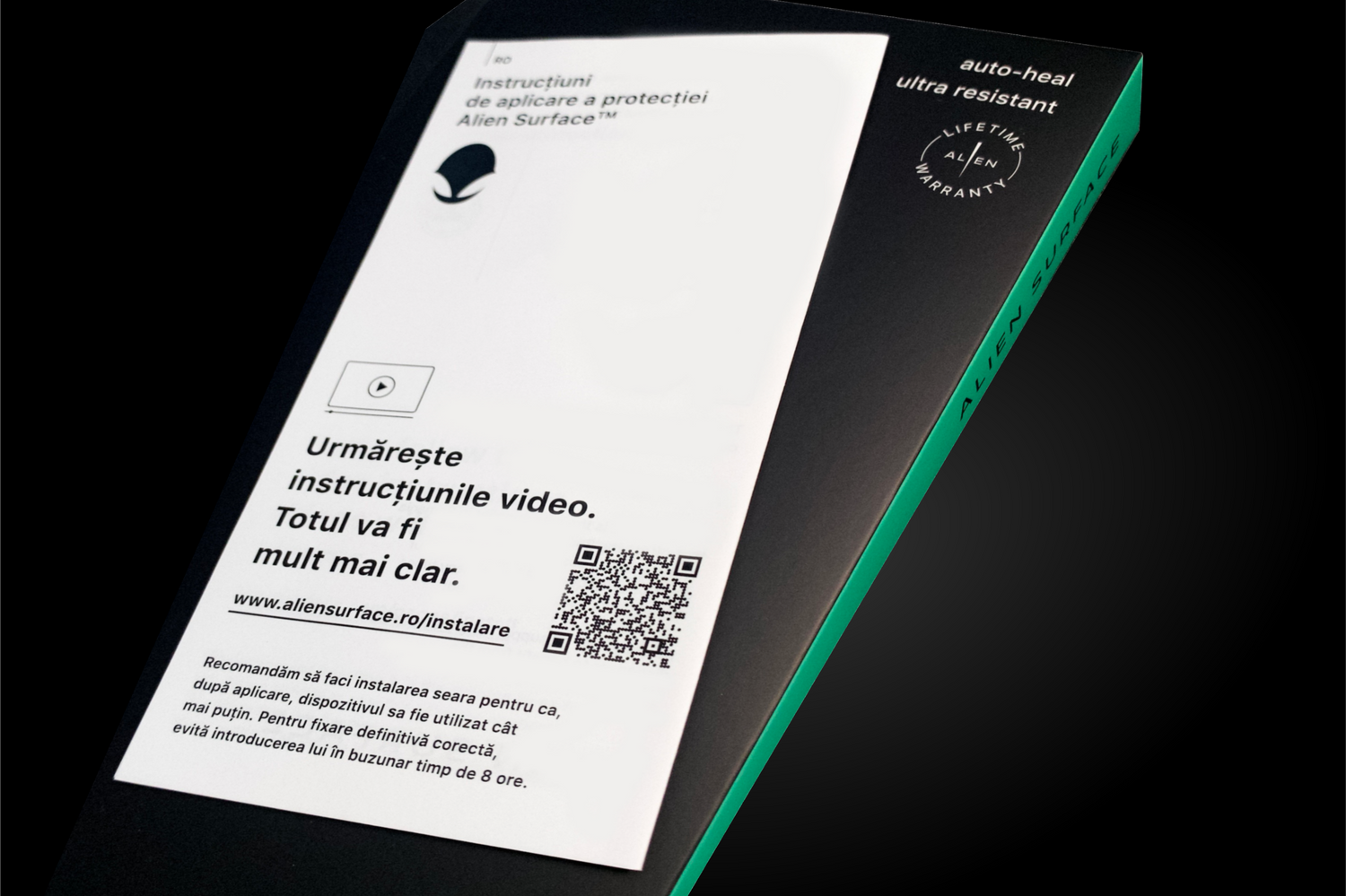 Instructiuni instalare Alien Surface