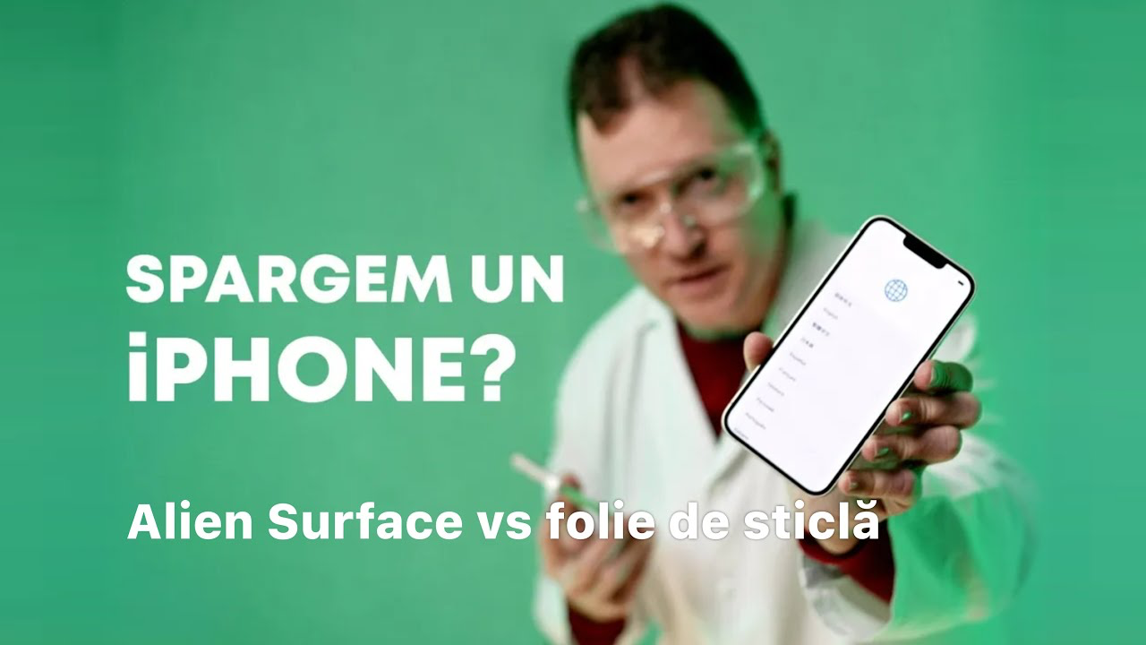Încarcă clipul video: Folie Alien Surface vs folie de sticla