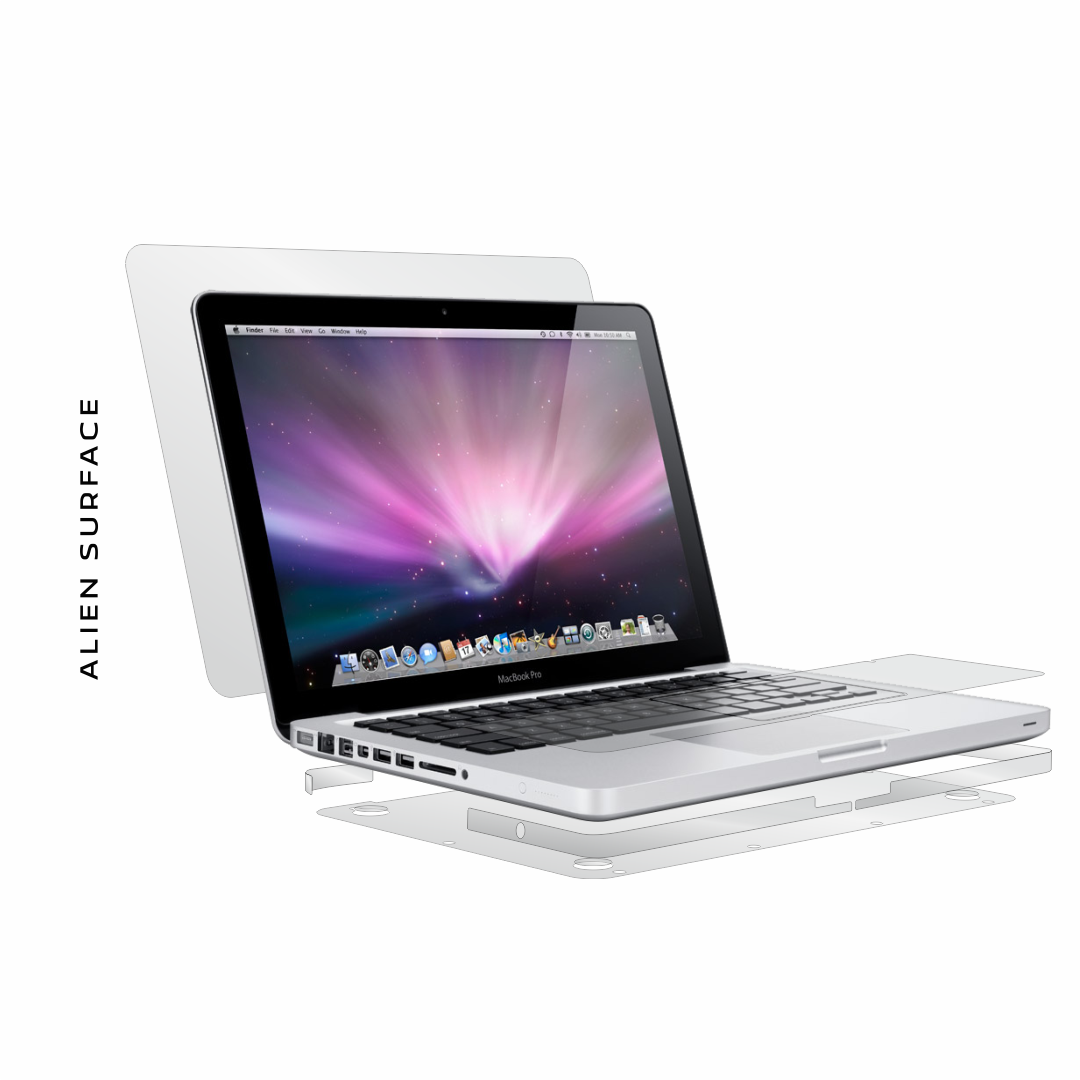 Apple MacBook Pro 15 inch Unibody 2008-2009 folie protectie Alien Surface