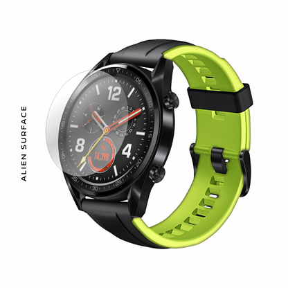Huawei Watch GT 46mm Fluorescent Green folie protectie Alien Surface
