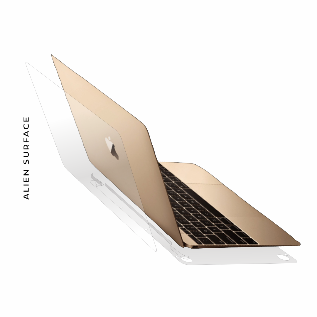 Apple MacBook 12 inch folie protectie Alien Surface