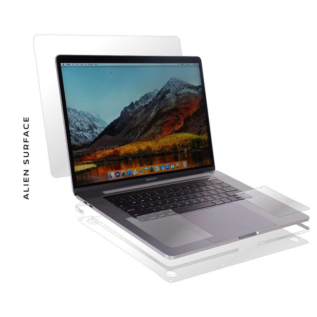 Apple MacBook Pro 13 inch Retina Display 2013-2015 folie protectie Alien Surface