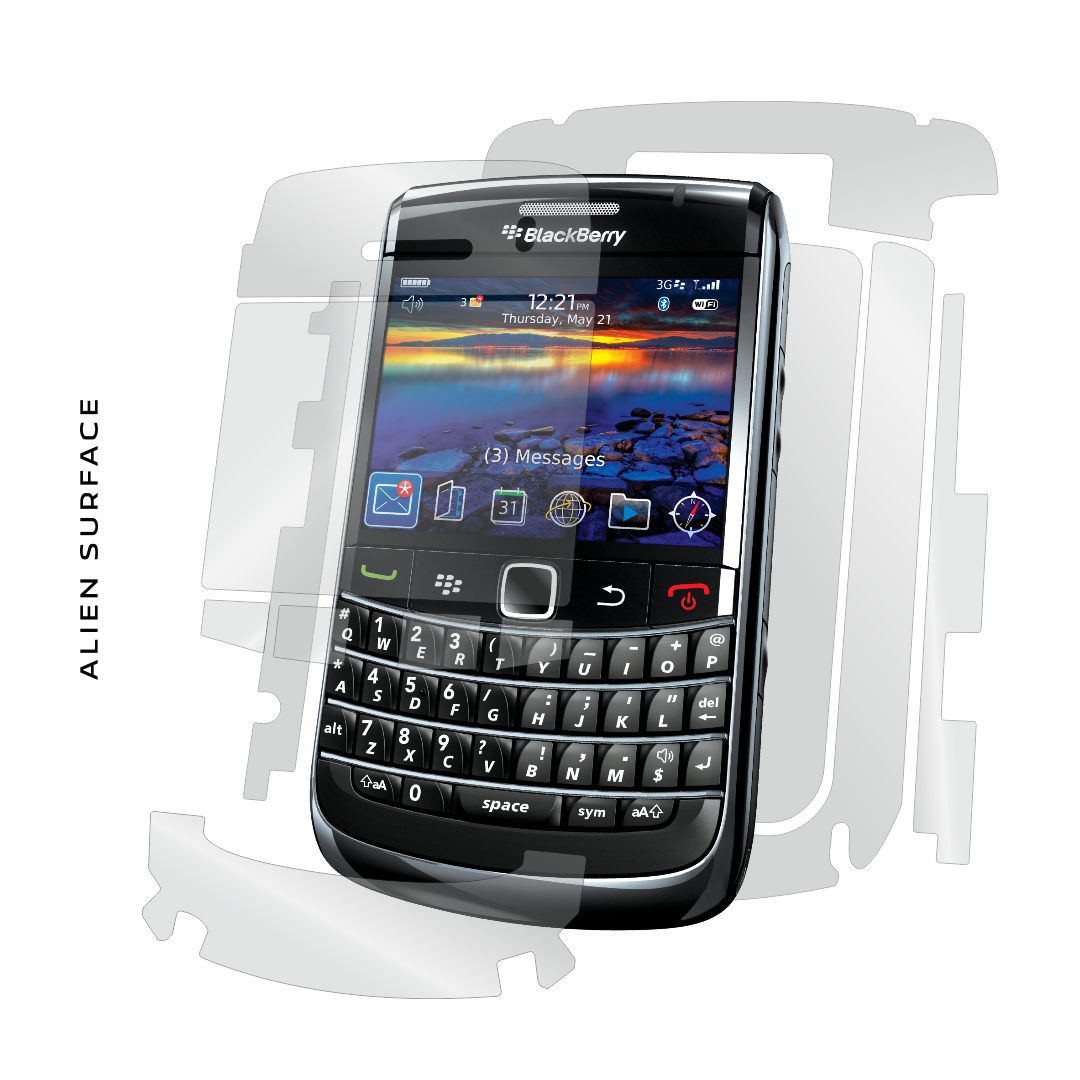 BlackBerry Bold 9700 folie protectie Alien Surface
