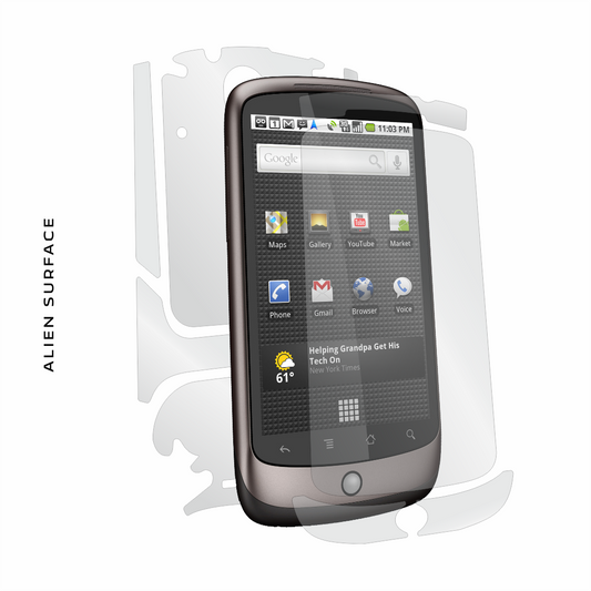Google Nexus One folie protectie Alien Surface