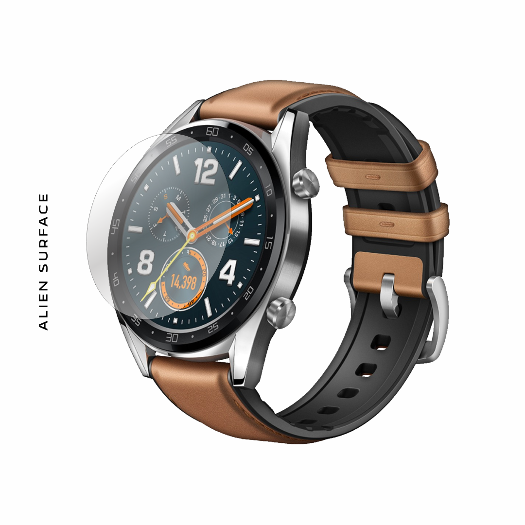 Huawei Watch GT 46mm Saddle Brown folie protectie Alien Surface