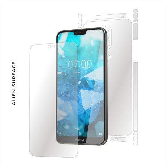 Nokia 7.1, 2018 folie protectie Alien Surface