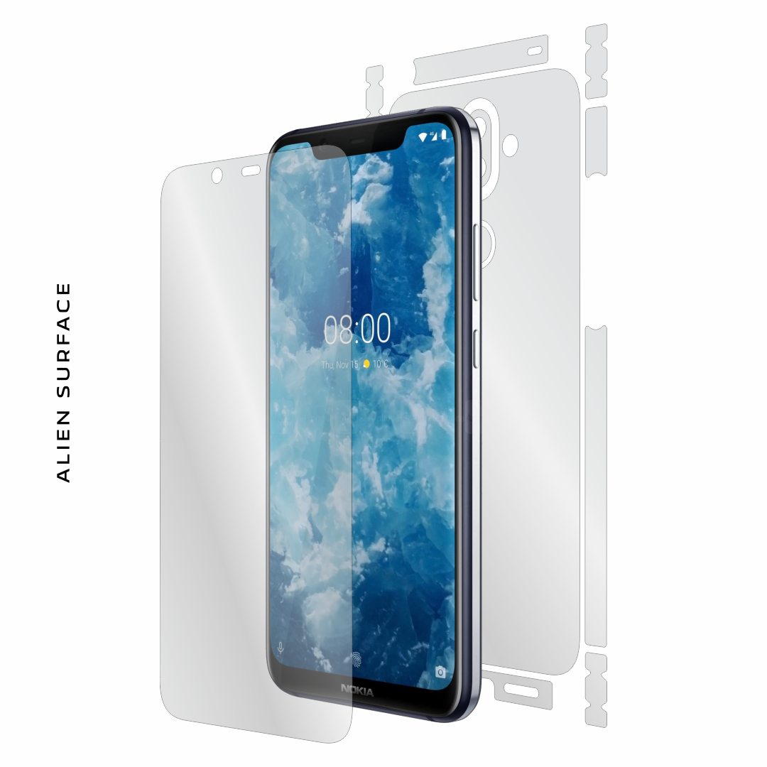 Nokia 8.1, 2019 folie protectie Alien Surface