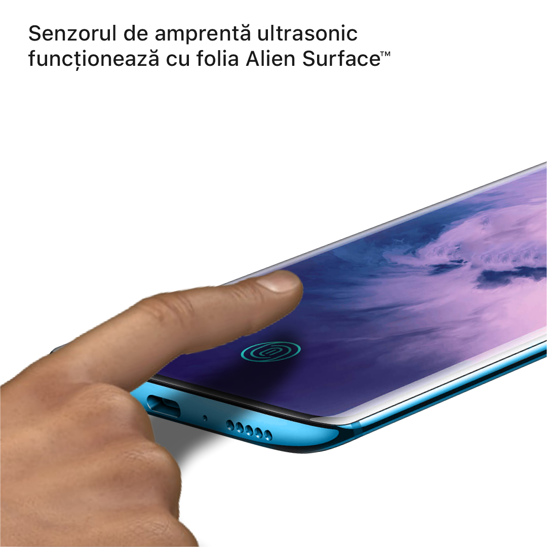 OnePlus 7 Pro 5G folie protectie Alien Surface