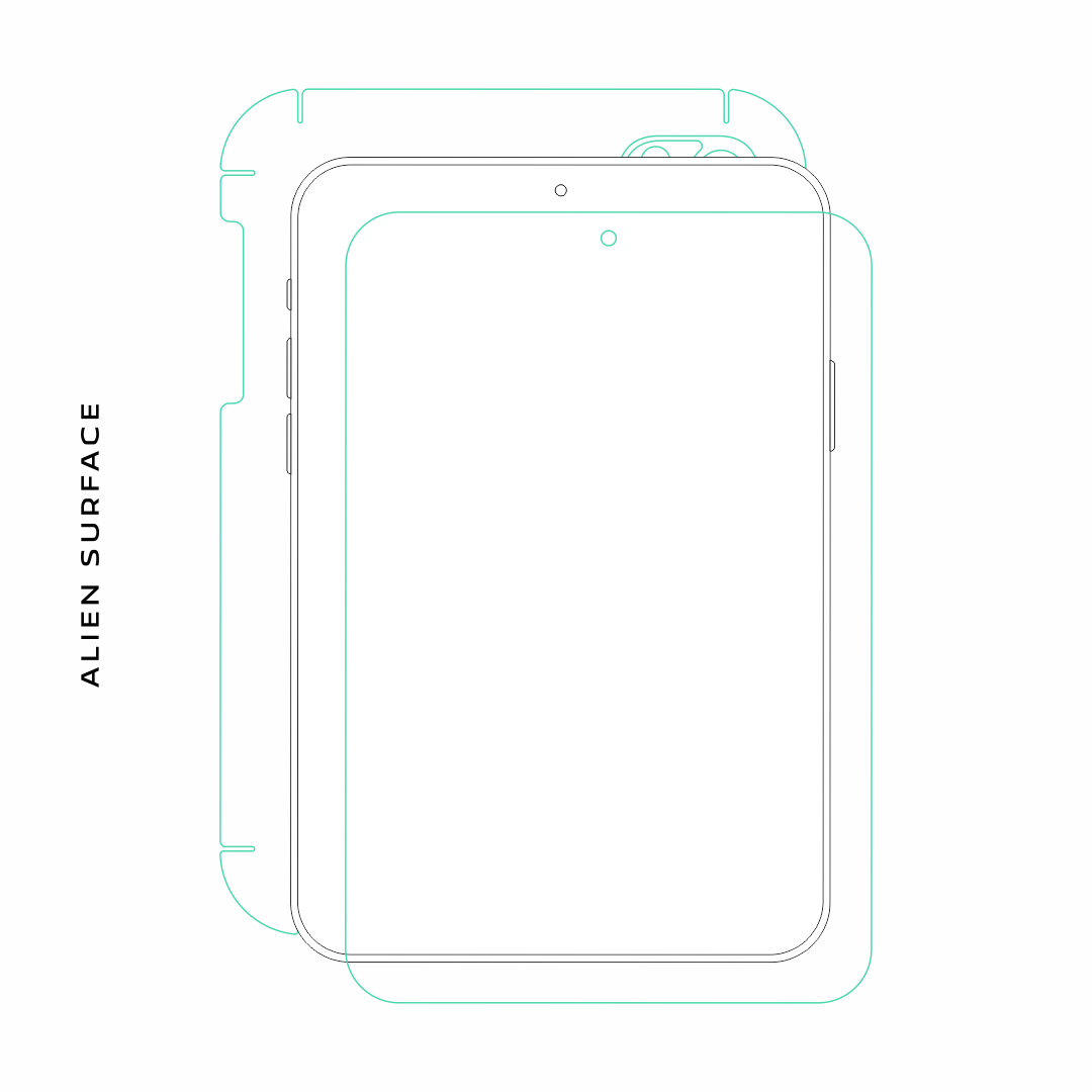 Samsung Galaxy Tab 3 Lite 7.0 folie protectie Alien Surface